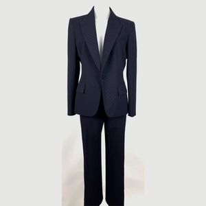 Anne Klein Two Piece Stripe Pants Suit Size. 10